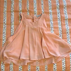 Blush crop top